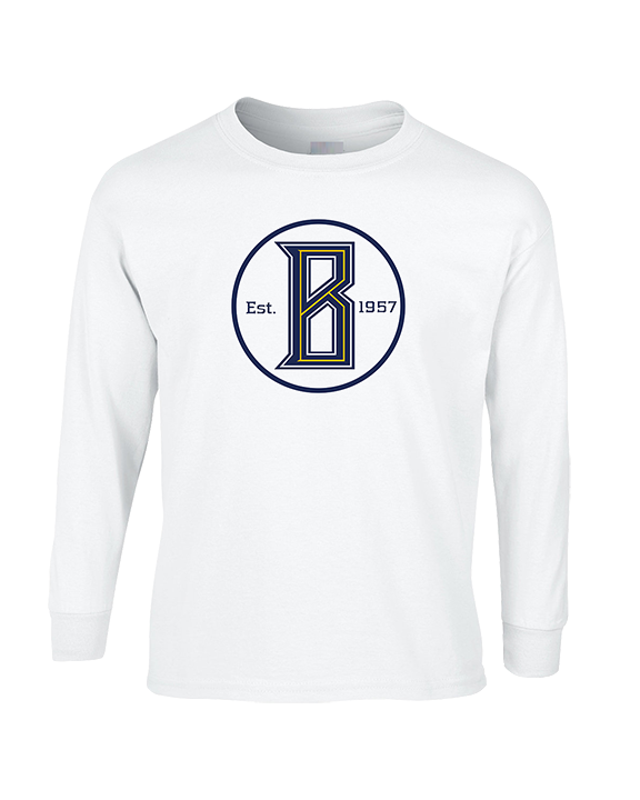 St. Bernard College Preparatory Boys Basketball Logo 03 - Cotton Longsleeve