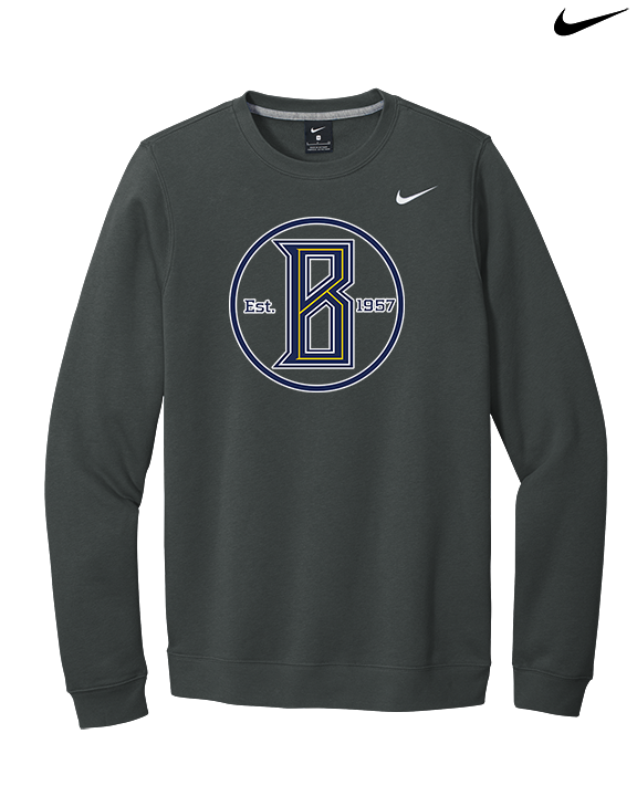 St. Bernard College Preparatory Boys Basketball Logo 03 - Mens Nike Crewneck