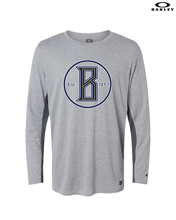 St. Bernard College Preparatory Boys Basketball Logo 03 - Mens Oakley Longsleeve