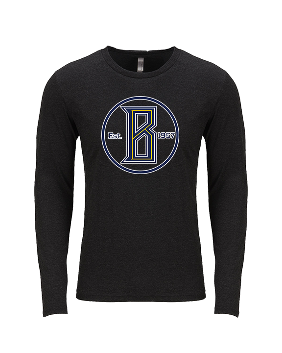 St. Bernard College Preparatory Boys Basketball Logo 03 - Tri-Blend Long Sleeve