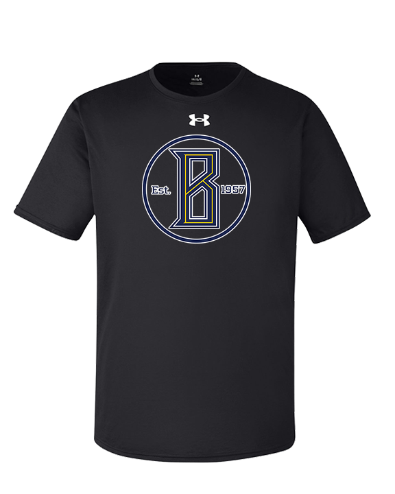 St. Bernard College Preparatory Boys Basketball Logo 03 - Under Armour Mens Team Tech T-Shirt