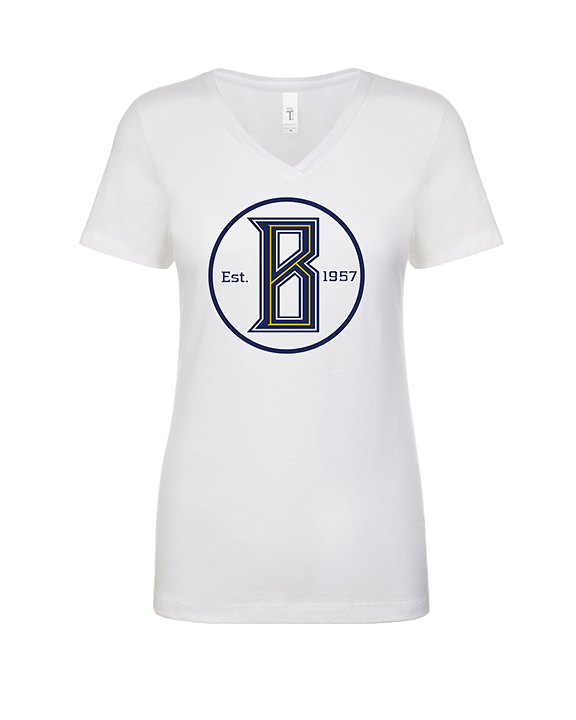 St. Bernard College Preparatory Boys Basketball Logo 03 - Womens Vneck
