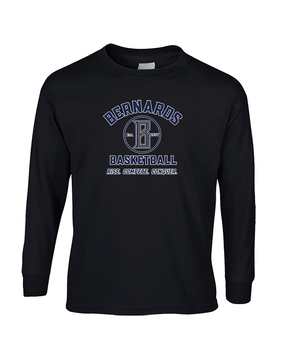 St. Bernard College Preparatory Boys Basketball Logo 04 - Cotton Longsleeve