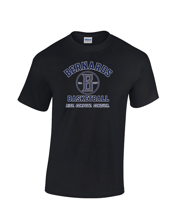 St. Bernard College Preparatory Boys Basketball Logo 04 - Cotton T-Shirt