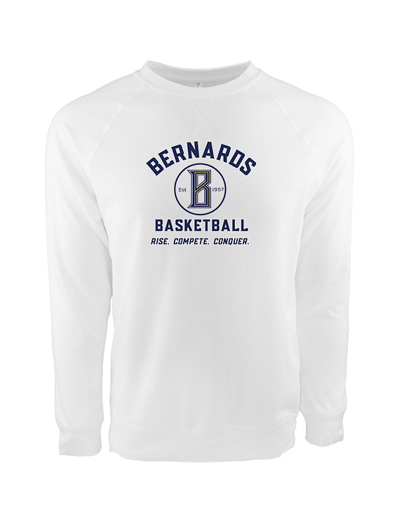 St. Bernard College Preparatory Boys Basketball Logo 04 - Crewneck Sweatshirt