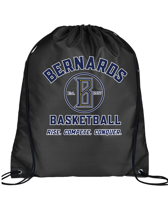 St. Bernard College Preparatory Boys Basketball Logo 04 - Drawstring Bag