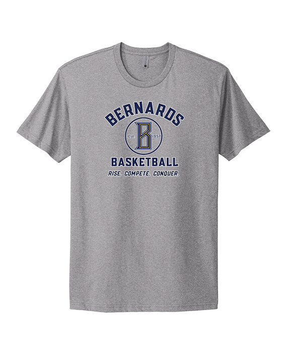 St. Bernard College Preparatory Boys Basketball Logo 04 - Mens Select Cotton T-Shirt