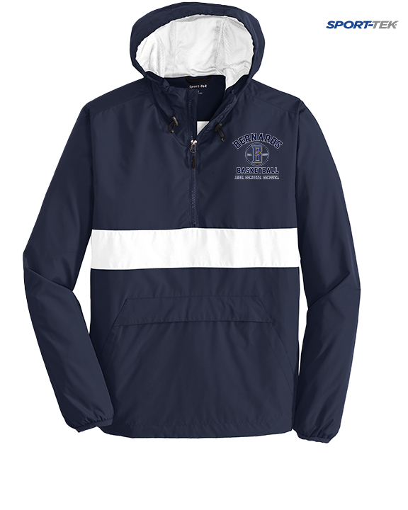 St. Bernard College Preparatory Boys Basketball Logo 04 - Mens Sport Tek Jacket