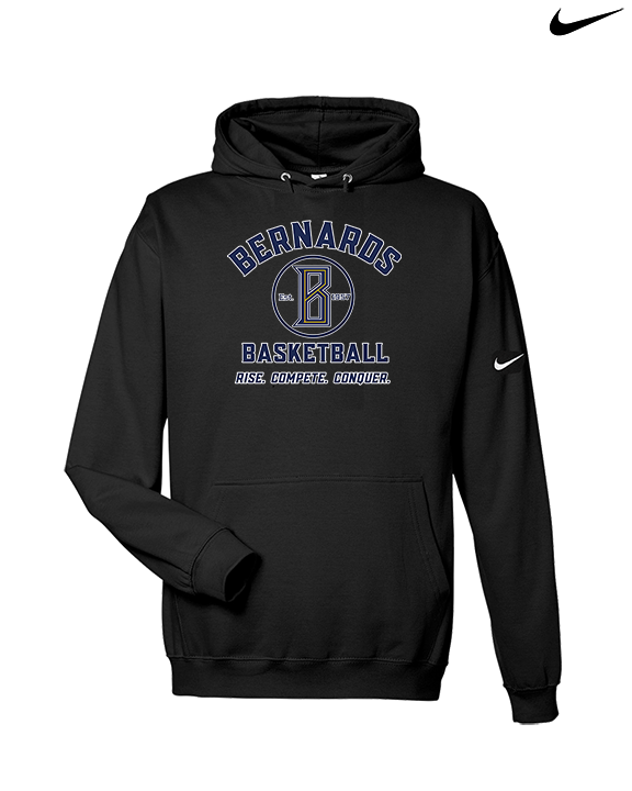 St. Bernard College Preparatory Boys Basketball Logo 04 - Nike Club Fleece Hoodie