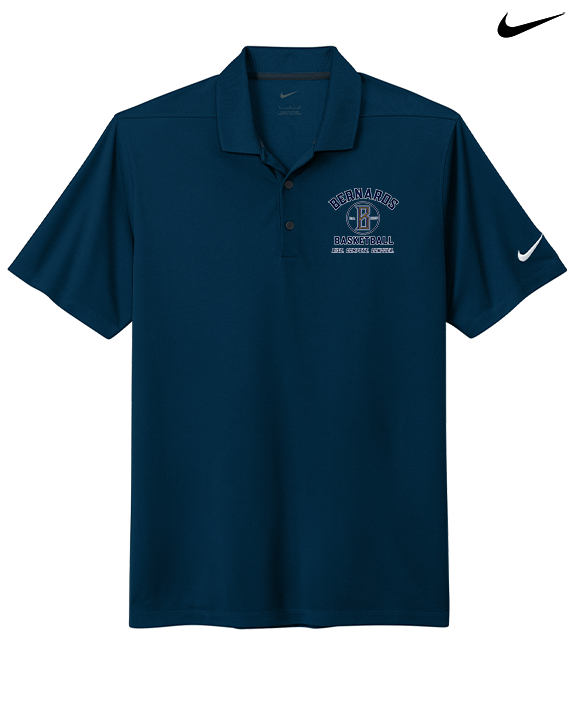 St. Bernard College Preparatory Boys Basketball Logo 04 - Nike Polo