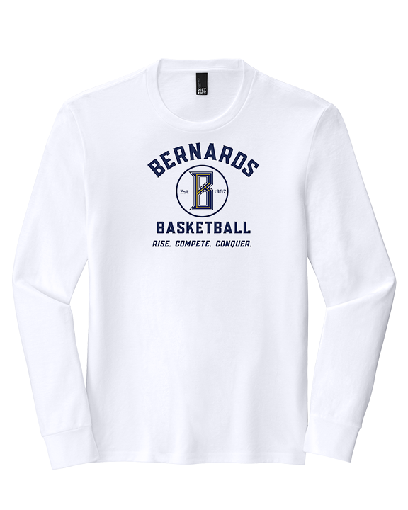 St. Bernard College Preparatory Boys Basketball Logo 04 - Tri-Blend Long Sleeve