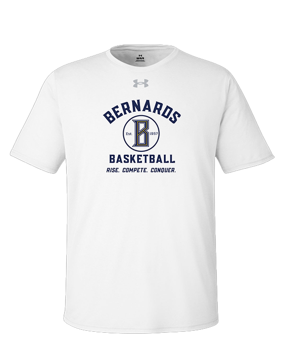 St. Bernard College Preparatory Boys Basketball Logo 04 - Under Armour Mens Team Tech T-Shirt