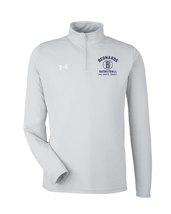 St. Bernard College Preparatory Boys Basketball Logo 04 - Under Armour Mens Tech Quarter Zip