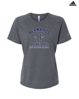 St. Bernard College Preparatory Boys Basketball Logo 04 - Womens Adidas Performance Shirt