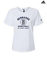 St. Bernard College Preparatory Boys Basketball Logo 04 - Womens Adidas Performance Shirt