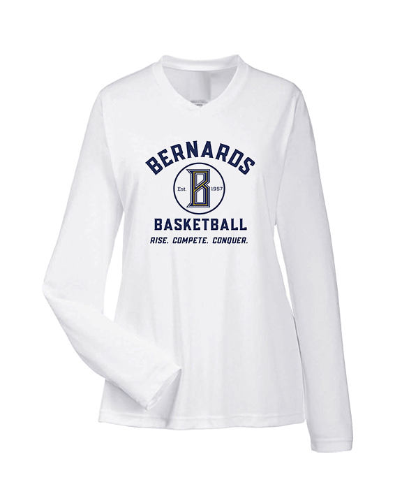 St. Bernard College Preparatory Boys Basketball Logo 04 - Womens Performance Longsleeve
