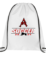 St Augustine HS Soccer Lines - Drawstring Bag