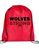 St Augustine HS Soccer Strong - Drawstring Bag