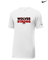St Augustine HS Soccer Strong - Mens Nike Cotton Poly Tee