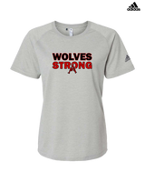 St Augustine HS Soccer Strong - Womens Adidas Performance Shirt