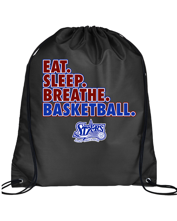 Stars Academy Basketball Eat Sleep - Drawstring Bag
