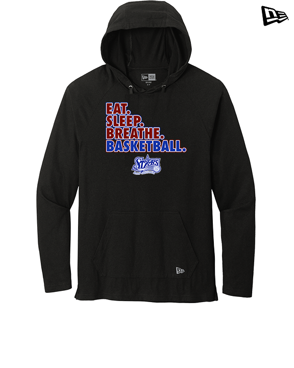 Stars Academy Basketball Eat Sleep - New Era Tri-Blend Hoodie