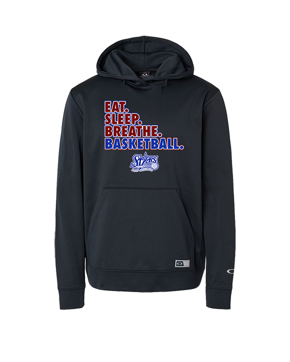 Stars Academy Basketball Eat Sleep - Oakley Performance Hoodie