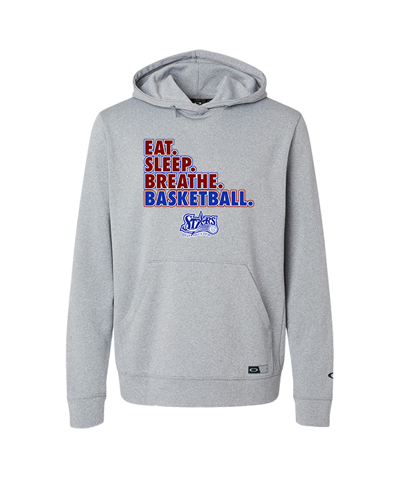 Stars Academy Basketball Eat Sleep - Oakley Performance Hoodie