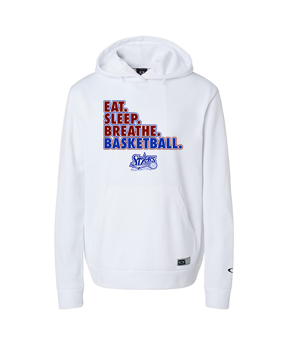 Stars Academy Basketball Eat Sleep - Oakley Performance Hoodie
