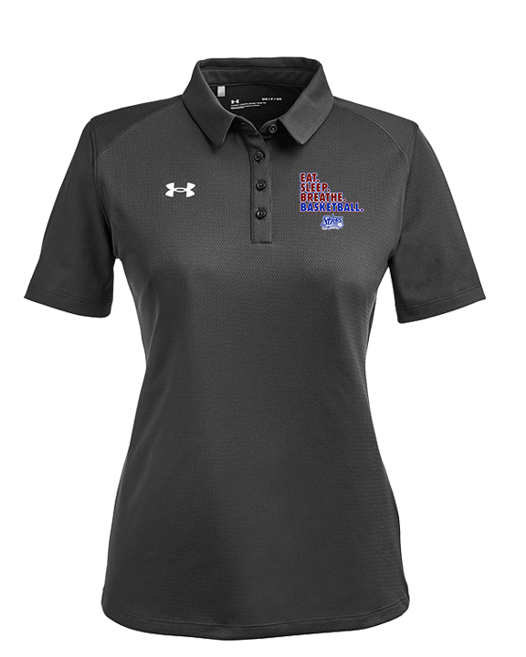 Stars Academy Basketball Eat Sleep - Under Armour Ladies Tech Polo