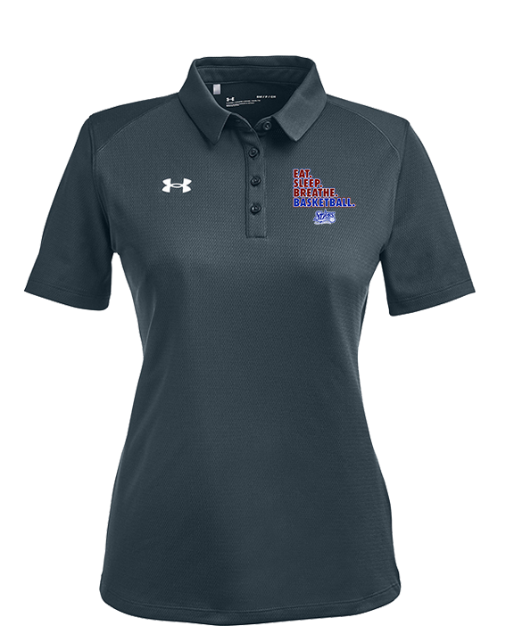 Stars Academy Basketball Eat Sleep - Under Armour Ladies Tech Polo