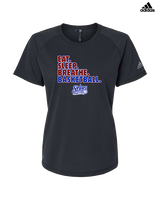 Stars Academy Basketball Eat Sleep - Womens Adidas Performance Shirt