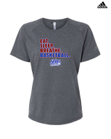Stars Academy Basketball Eat Sleep - Womens Adidas Performance Shirt