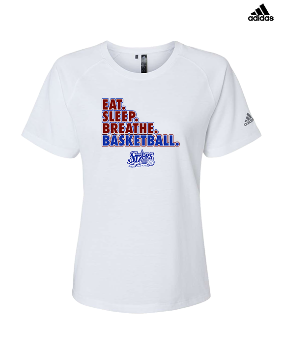 Stars Academy Basketball Eat Sleep - Womens Adidas Performance Shirt