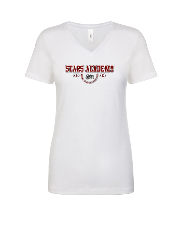 Stars Academy Football Swoop - Womens Vneck