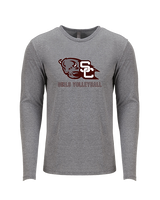 Station Camp HS Girls Volleyball - Tri-Blend Long Sleeve