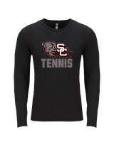 Station Camp HS Tennis - Tri-Blend Long Sleeve