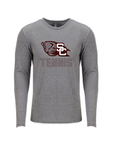 Station Camp HS Tennis - Tri-Blend Long Sleeve