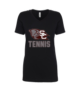 Station Camp HS Tennis - Womens Vneck