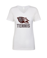 Station Camp HS Tennis - Womens Vneck
