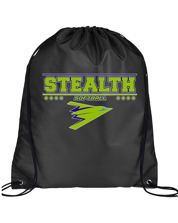 Sterling Softball Border - Drawstring Bag