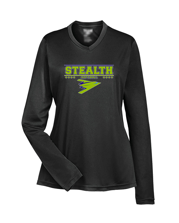 Sterling Softball Border - Womens Performance Longsleeve