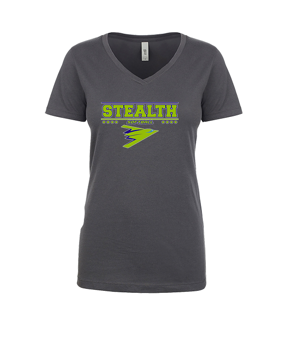 Sterling Softball Border - Womens Vneck
