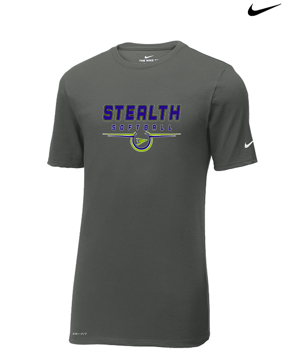 Sterling Softball Design - Mens Nike Cotton Poly Tee