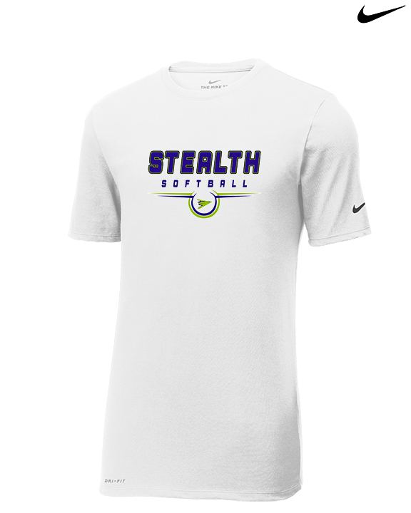 Sterling Softball Design - Mens Nike Cotton Poly Tee