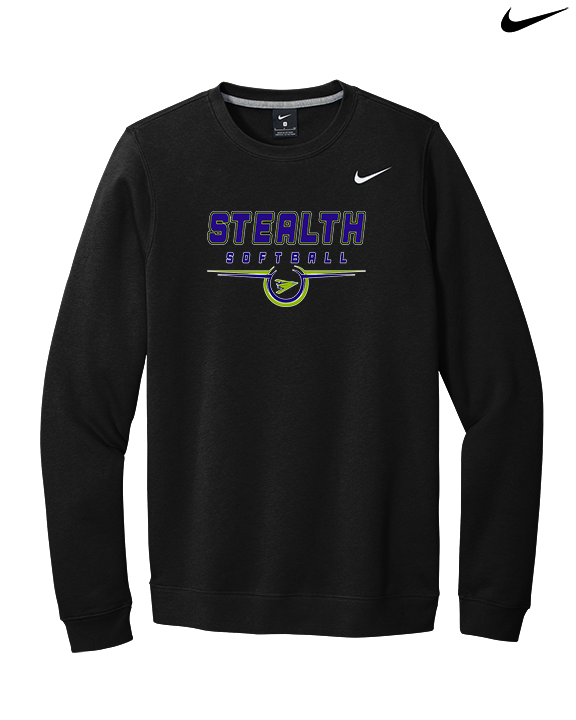 Sterling Softball Design - Mens Nike Crewneck