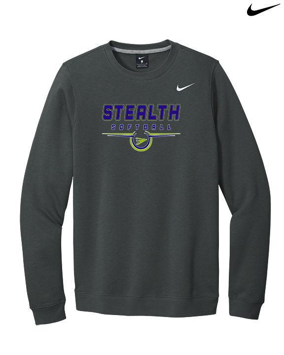 Sterling Softball Design - Mens Nike Crewneck