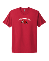 Streator HS Football Laces - Mens Select Cotton T-Shirt
