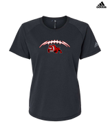 Streator HS Football Laces - Womens Adidas Performance Shirt