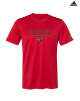 Streator HS Girls Basketball Block - Mens Adidas Performance Shirt
